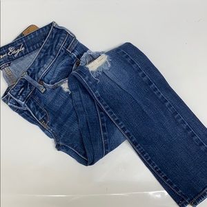 American Eagle 0 Short stretchy skinny jeans
